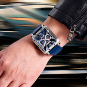 Pagani Design Mônaco Silver Blue — detalhe do relógio, imagem 6