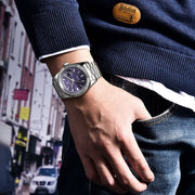 Pagani Design London Silver Purple — detalhe do relógio, imagem 2