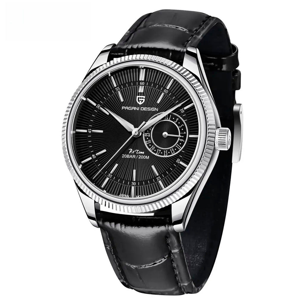Pagani Design Luzzago Black Silver — vista principal do relógio