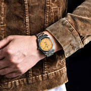 Pagani Design Matteo Yellow — detalhe do relógio, imagem 2