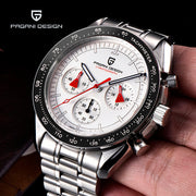Pagani Design Lorenzo White Silver — detalhe do relógio, imagem 7