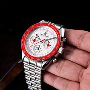 Pagani Design Lorenzo Red Silver — detalhe do relógio, imagem 4