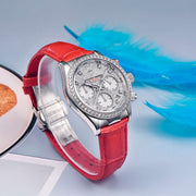 Relógio Feminino Pagani Design Daisy Red — detalhe do relógio, imagem 2