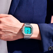 Pagani Design Square Turquoise — detalhe do relógio, imagem 5