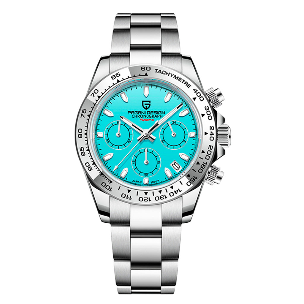 Pagani Design Veraci Silver Turquoise — vista principal do relógio