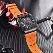 Pagani Design Monza Black Orange — detalhe do relógio, imagem 4