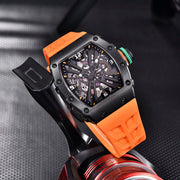 Pagani Design Monza Black Orange — detalhe do relógio, imagem 2