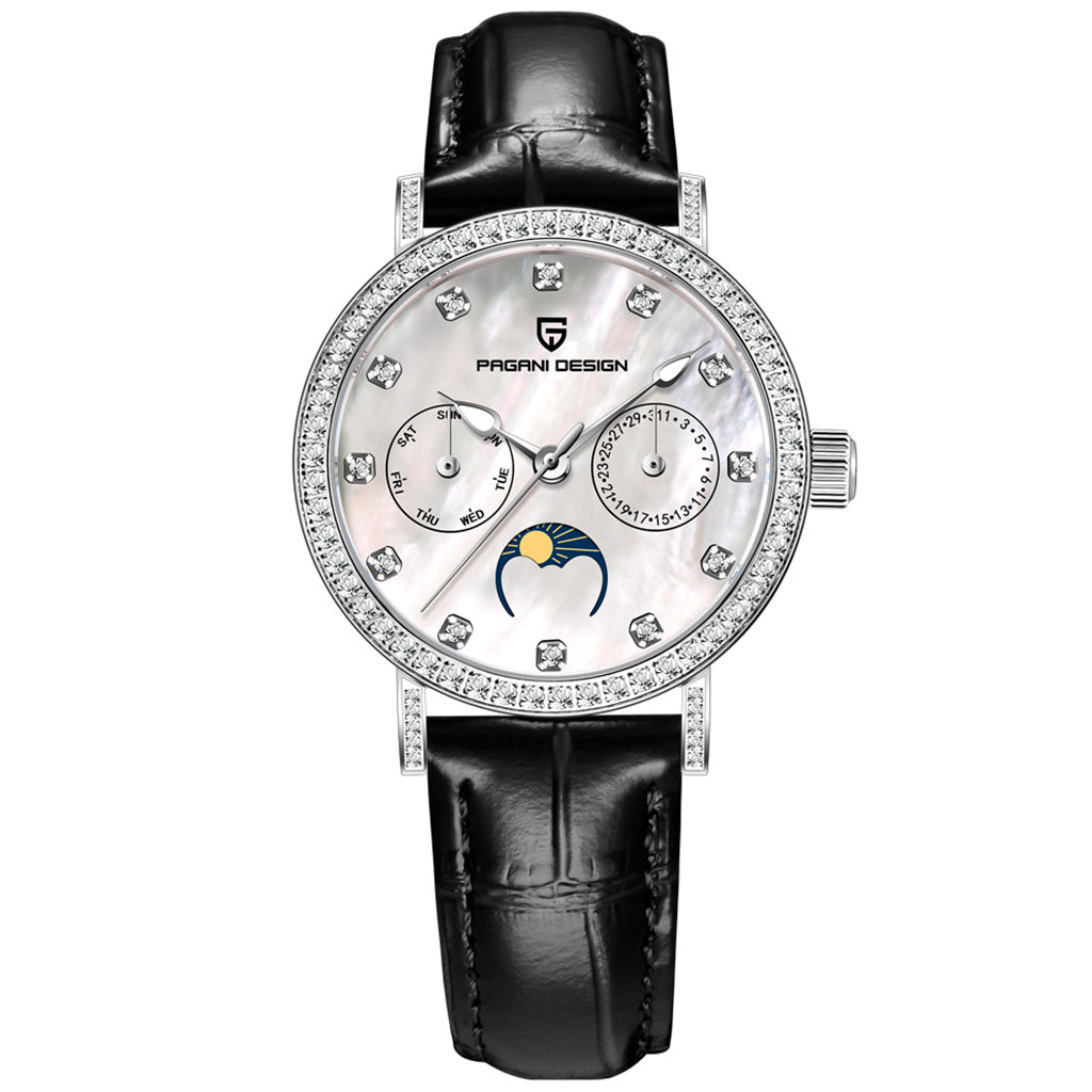 Relógio Feminino Pagani Design Orchid Black — vista principal do relógio