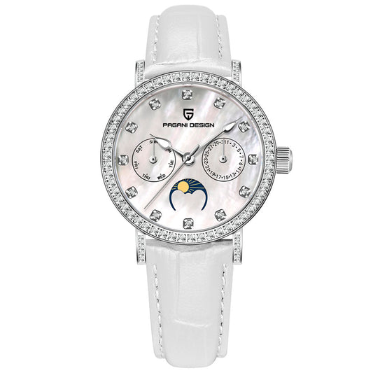 Relógio Feminino Pagani Design Orchid White — vista principal do relógio