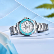 Pagani Design Pantheon Turquoise — detalhe do relógio, imagem 2