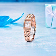 Relógio Feminino Pagani Design Sunflower Gold White — detalhe do relógio, imagem 8