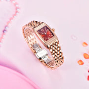 Relógio Feminino Pagani Design Sunflower Gold Red — detalhe do relógio, imagem 5