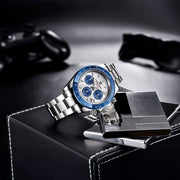 Pagani Design Veraci Silver Blue — detalhe do relógio, imagem 7