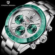 Pagani Design Veraci Silver Green — detalhe do relógio, imagem 2