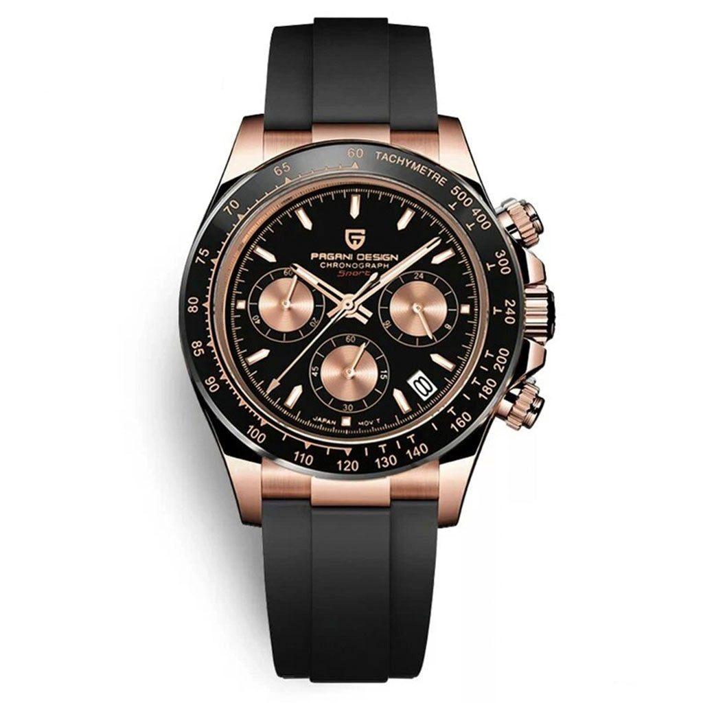 Pagani Design Veraci Black Gold Sport Edition — vista principal do relógio