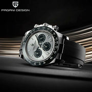 Pagani Design Veraci Silver Sport Edition — detalhe do relógio, imagem 4
