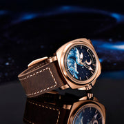 Pagani Design Wave Gold Brown — detalhe do relógio, imagem 4