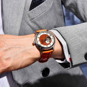 Pagani Design Strasbourg Orange — detalhe do relógio, imagem 2