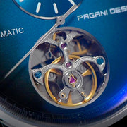 Pagani Design Tourbillon Blue — detalhe do relógio, imagem 13